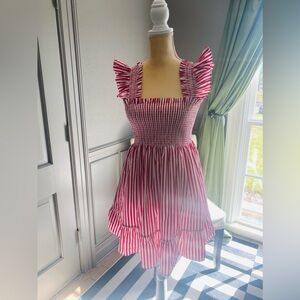 Hill House Elizabeth Nap Dress Red Stripe